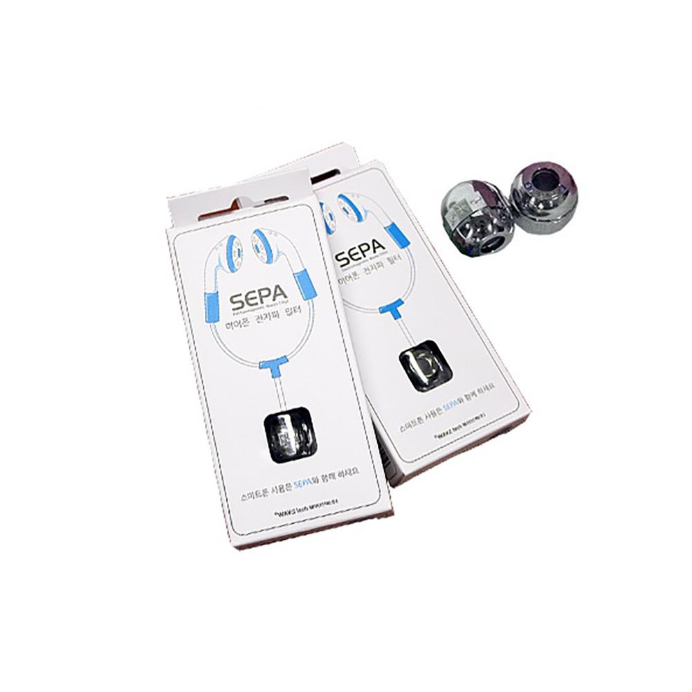 Electromagnetic wave filter for earphone